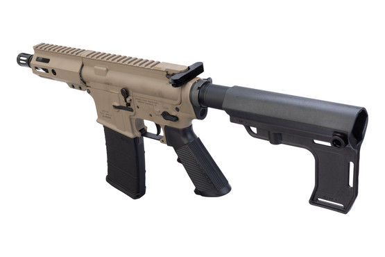 FDE AR pistol with MFT brace.